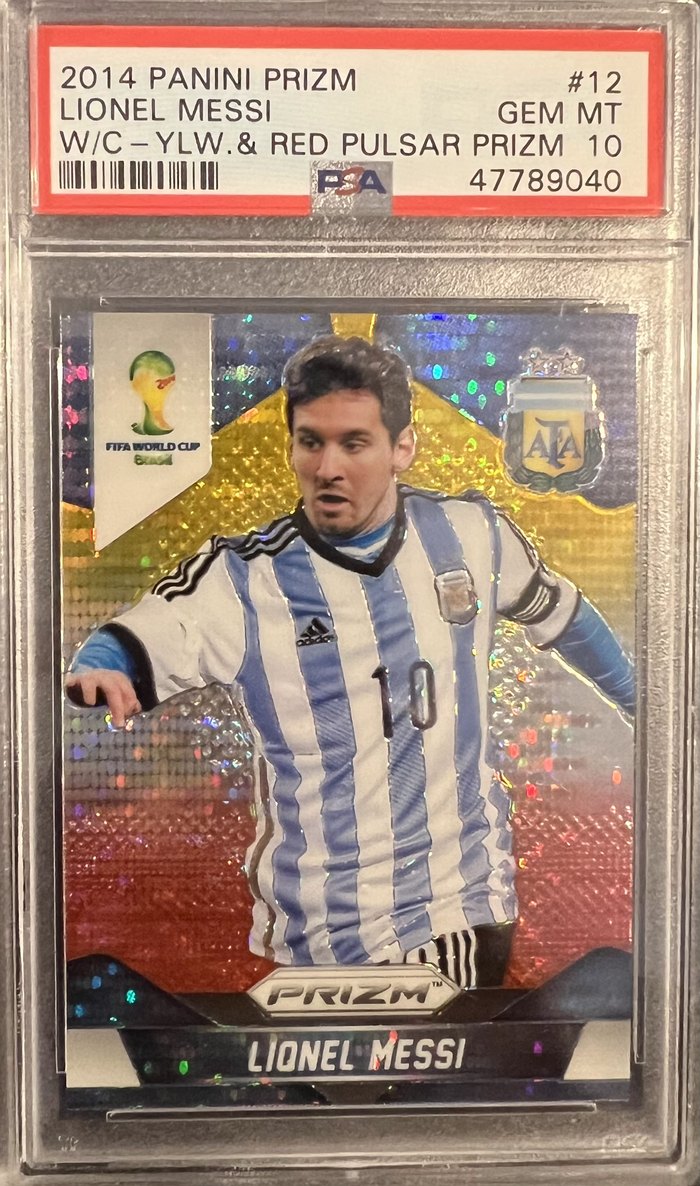 Lionel Messi 2014 World Cup card